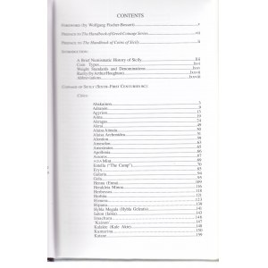 The Handbook of Greek Coinage Series, Vol 2: Handbook of Coins of Sicily (Including Lipara), 6-1 Centuries BC, 2012