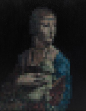 Szymon Ziarek (ur. 1985), Pixele udające portret / Mnóstwo nieprzypadkowych kwadracików