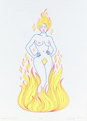 Maurycy Gomulicki (ur. 1969), Flame Princess, 2022