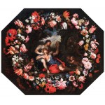 Luca Giordano - Abraham Brueghel