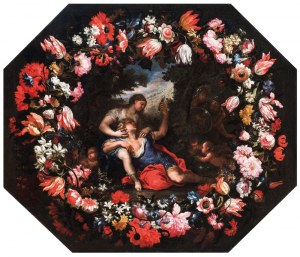 Luca Giordano - Abraham Brueghel