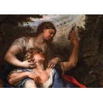 Luca Giordano - Abraham Brueghel