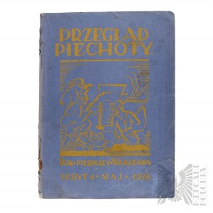 II RP “Przegląd Piechoty” Zeszyt 4 1928 Rok/Polish Pre-WW2 