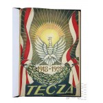 II RP - Czasopismo “Tęcza Zeszyt 45 Rok II, 10 Listopada 1928, Oprawa Introligatorska