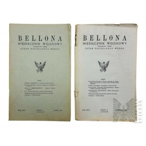 PSZnZ, Londres - Bellona : Miesięcznik Wojskowy Wydawany przez Sztab Naczelnego Wodza ; Zeszyt VII, juillet 1944, Zeszyt VI, juin 1944,