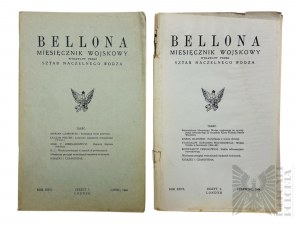 PSZnZ, Londyn - “Bellona : Miesięcznik Wojskowy Wydawany przez Sztab Naczelnego Wodza”; Zeszyt VII, Lipiec 1944, Zeszyt VI, Czerwiec 1944,