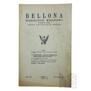 PSZnZ, Londyn - “Bellona : Miesięcznik Wojskowy Wydawany przez Sztab Naczelnego Wodza”, Zeszyt XII, Grudzień 1943