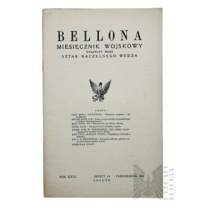PSZnZ, Londyn - “Bellona : Miesięcznik Wojskowy Wydawany przez Sztab Naczelnego Wodza”, Zeszyt X, Październik 1941