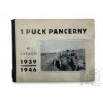 PSZnZ - Book "1st Armored Regiment in the Years 1939-1946", Hanover 1946 : Publisher of the Polish Union of Forced Emigration