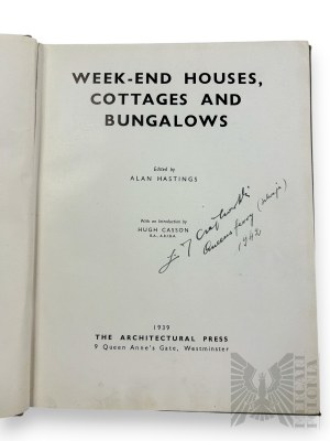 1939, UK - Alan Hastings book, 