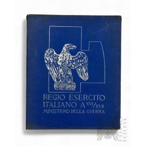 Faszystowskie Włochy - Książka Calendario del Regio Esercito Italiano Anno 1938 “Kalendarz Królewskiej Armii Włoskiej na rok 1938”)