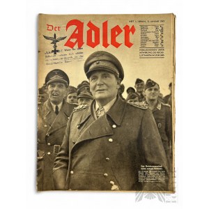 III Rzesza, 1943 r. - Czasopismo Der Adler Nr 5/1943; Wydawnictwo August Scherl Nachfolger