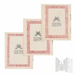 1WŚ - NKN Trzy Broszurki/Śpiewniki z Pieśniami Patriotycznymi, Boże coś Polskę, Marsz Dąbrowskiego