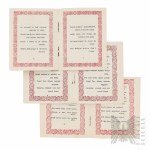 1WŚ - NKN Trzy Broszurki/Śpiewniki z Pieśniami Patriotycznymi, Boże coś Polskę, Marsz Dąbrowskiego