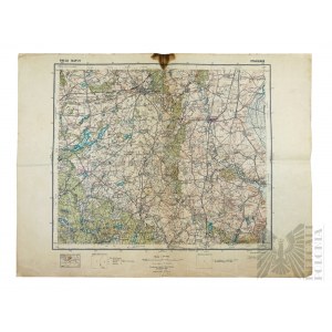 II RP Mapa Wojskowa Starogard Wojskowy Instytut Geograficzny