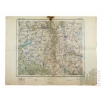 II RP Military Map Starogard Military Geographical Institute