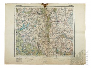 II RP Military Map Starogard Military Geographical Institute