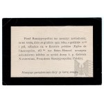 II RP Notice of the Funeral Service of President Gabriel Narutowicz- 20.XII.1922.