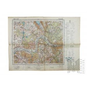II RP Vojenská mapa Wejherowo Vojenský geografický ústav/