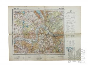 II RP Military Map Wejherowo Military Geographical Institute/.