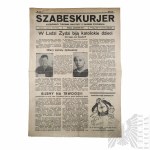 II RP Anti-Semitic Newspaper "SZABES KURJER"