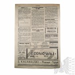II RP Anti-Semitic Newspaper "SZABES KURJER"