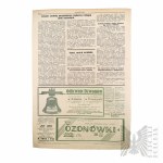 II RP Anti-Semitic Newspaper "SZABES KURJER"