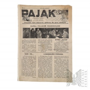II RP Gazeta Antysemicka “PAJĄK”