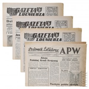 PSZnZ Trzy Gazety “Gazeta Żołnierza” i Jedna “Dziennik Żołnierza APW”