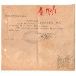 PSZnZ Dwa Dokumenty Po Lotniku Polskich Sił Powietrznych/Polish WW2 Two Documents of a Polish Air Force Pilot