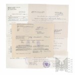 PSZnZ Set of Documents After a Soldier of the 2nd Corps - Izydor Katz - 5th Border Anti-Aircraft Artillery Regiment 16 Pomeranian Infantry Brigade