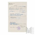 PSZnZ Zestaw Dokumentów Po Żołnierzu 2 Korpusu - Izydor Katz - 5 Kresowy Pułk Artylerii Przeciwlotniczej 16 Pomorska Brygada Piechoty