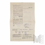 PSZnZ Zestaw Dokumentów Po Żołnierzu 2 Korpusu - Izydor Katz - 5 Kresowy Pułk Artylerii Przeciwlotniczej 16 Pomorska Brygada Piechoty