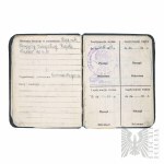 PRL Legitymacja Członkowska Związku Uczestników Walki Zbrojnej o Niepodległość i Demokrację 1939-1945