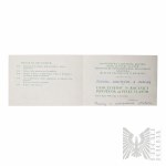 [CICHOCIEMNY] III RP Zaproszenie Na Uroczystości z Okazji 70 Rocznicy Utworzenia 24 Pułku Ułanów