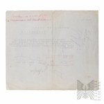 II WŚ Dokument Bukareszt Internowanie? 1940 r