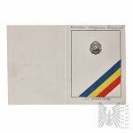 Roumanie Légitimation de l'Ordre roumain de l'Étoile de la République populaire roumaine