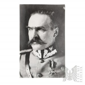 II RP Fotografia Prasowa Marszałka Józefa Piłsudskiego