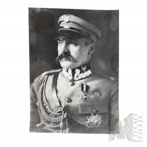 II RP Press Photo maršála Józefa Piłsudského