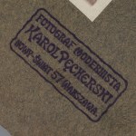 [AUTOGRAF PIŁSUDSKIEGO] II RP Fotografia Józefa Piłsudskiego w Otoczeniu Oficerów Karol Pęcherski. Belweder Warszawa