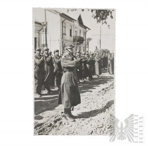 II RP - Jezdecká fotografie, Výcvikové středisko jezdectva v Grudziadzu (?) - Plukovní mše svatá