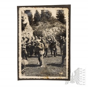 II RP Cavalerie Photographie d'un groupe d'officiers dans les montagnes, Virtuti Militari