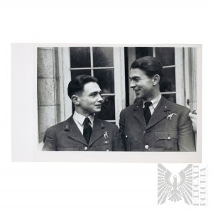 PSZnZ Fotografia Prasowa Lotników Polskich Porucznika Bronisława Macka i Podporucznika Tadeusza Szlenkiera