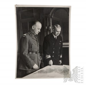 PSZnZ Fotografia Prasowa Naczelnego Wodza Władysława Sikorskiego i Admirała Jerzego Świrskiego
