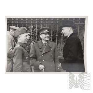 PSZnZ Fotografia Prasowa Prezydenta RP Na Uchodźctwie Władysława Raczkiewicza, Czeski Oficer