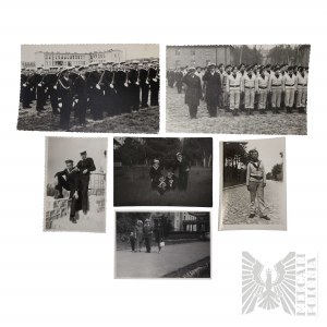 PRL-Zestaw Sześciu Fotografii Marynarka Wojenna