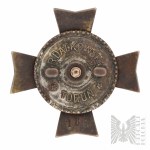 II RP Badge of the 8th Heavy Artillery Regiment Torun - R. Dalkowski