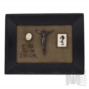 II RP Ramka Patriotyczna Bożę Zbaw Polskę - Legiony