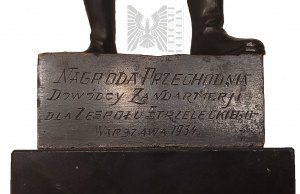 Jan Małeta (1890 - 1962), Nagroda Przechodnia Dowódcy Żandarmerii dla Związku Strzeleckiego, Warszawa 1934