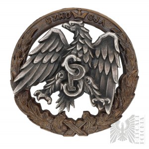 PSZnZ Insigne de l'école des cadets de l'infanterie. &amp; Kaw. Zmot. - Écosse